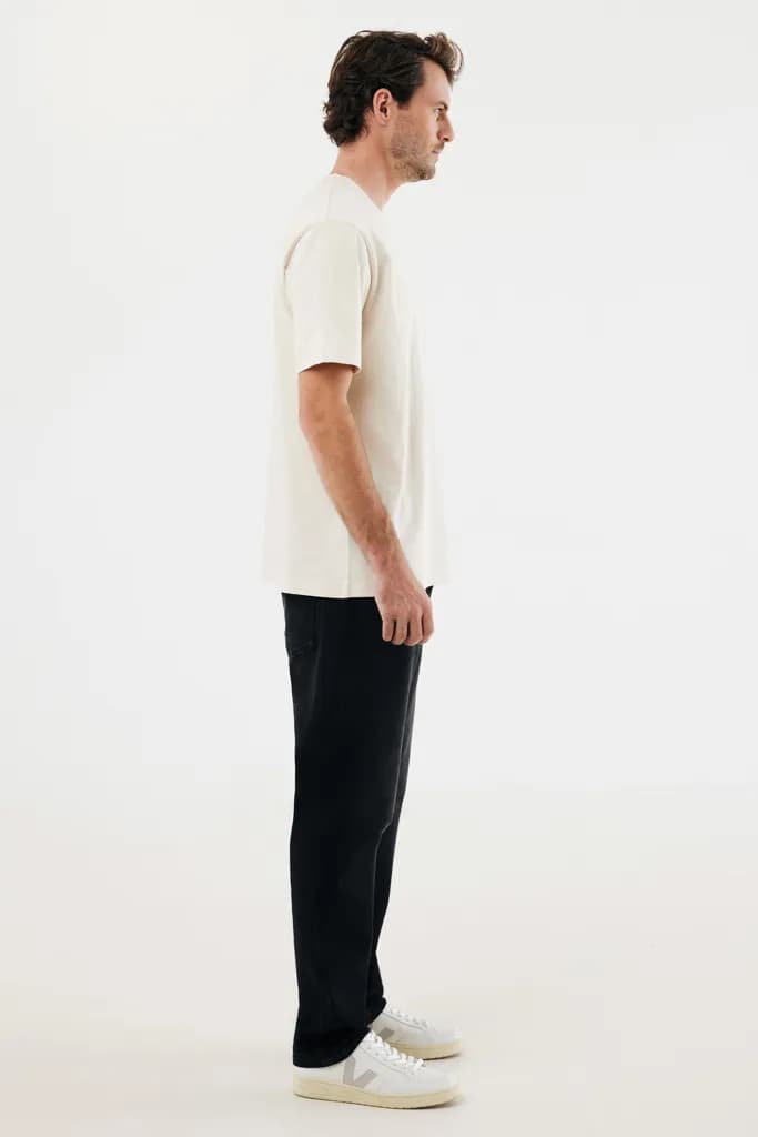 IQONIQ Nikko Heavyweight T-Shirt aus recycelter Baumwolle - natural raw