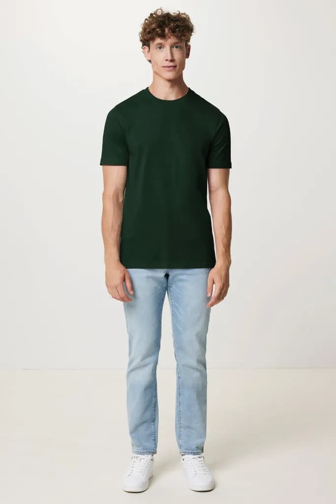 IQONIQ Brett T-Shirt aus recycelter Baumwolle - forest green
