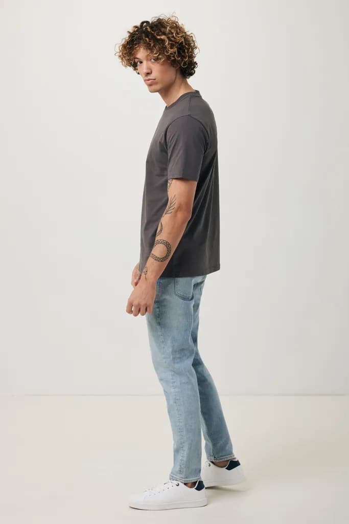 IQONIQ Brett T-Shirt aus recycelter Baumwolle - anthrazit