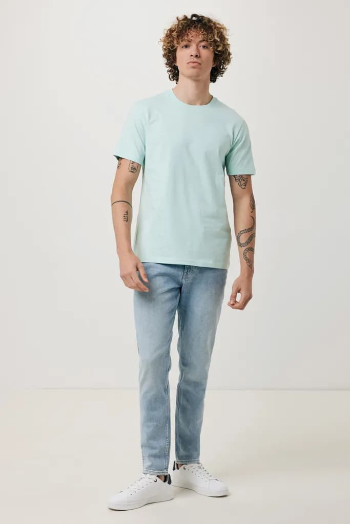 IQONIQ Brett T-Shirt aus recycelter Baumwolle - crushed mint