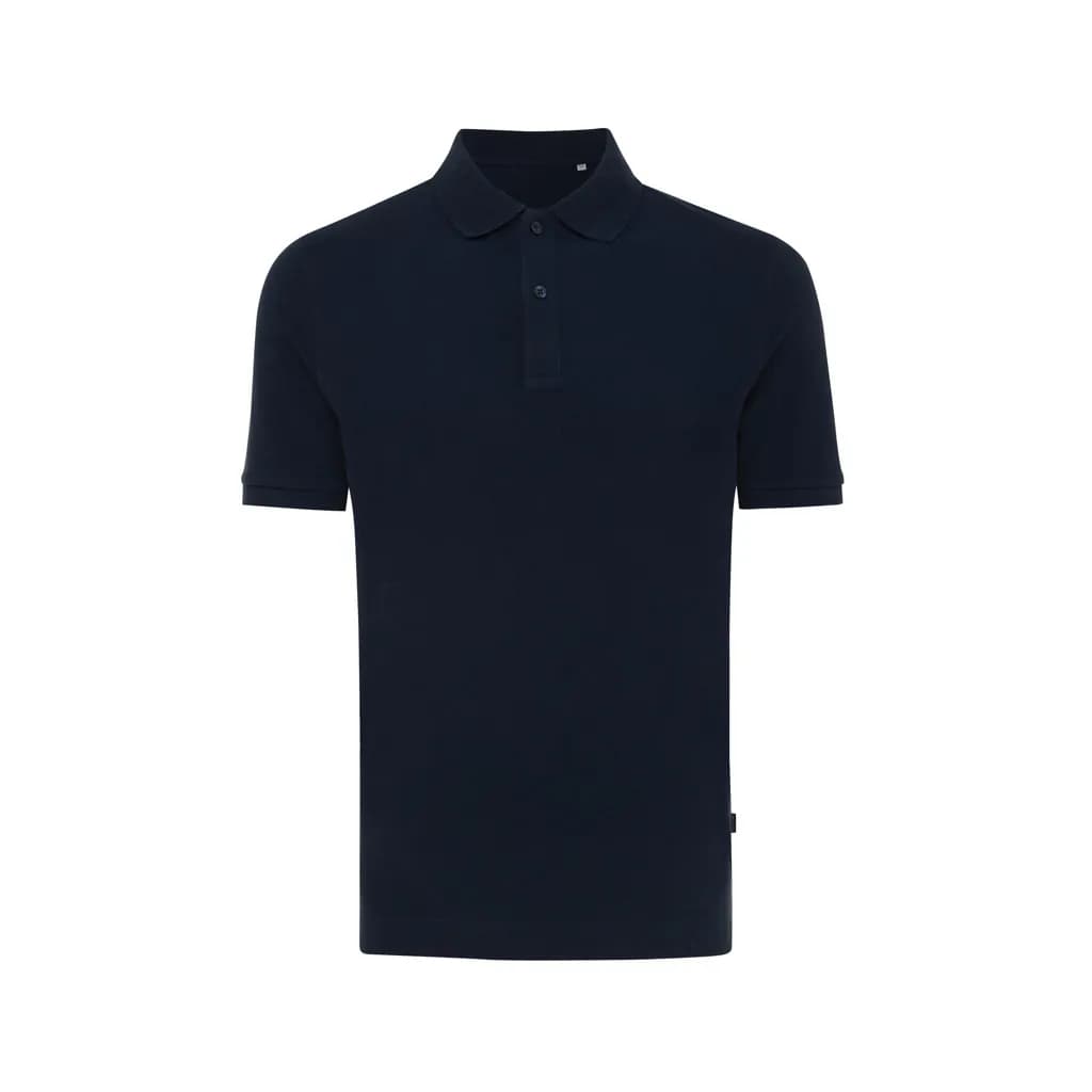 IQONIQ Yosemite Piqué-Poloshirt aus recycelter Baumwolle - navy blau