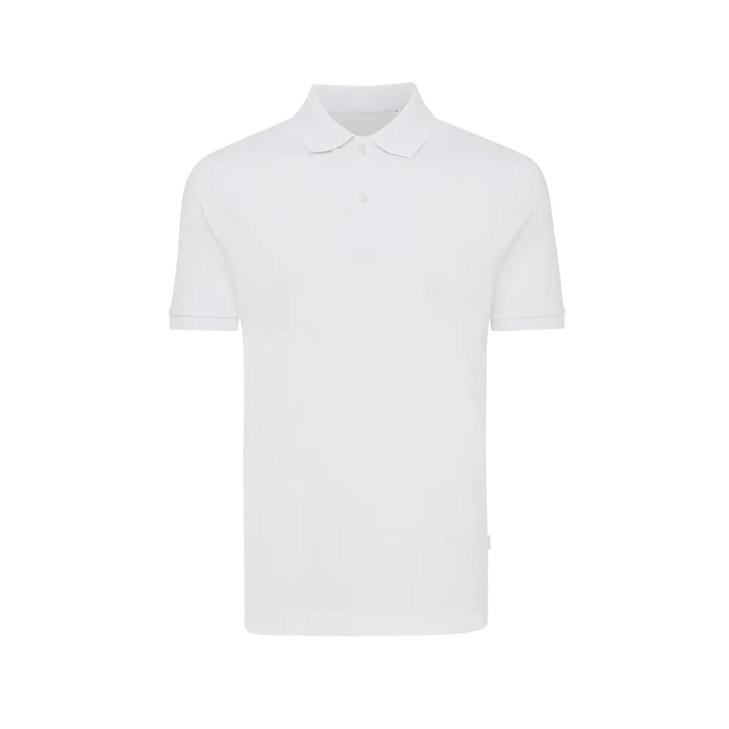IQONIQ Yosemite Piqué-Poloshirt aus recycelter Baumwolle - recycled white