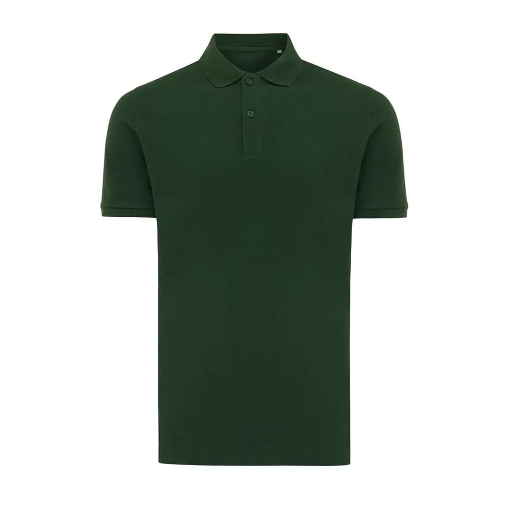 IQONIQ Yosemite Piqué-Poloshirt aus recycelter Baumwolle - forest green