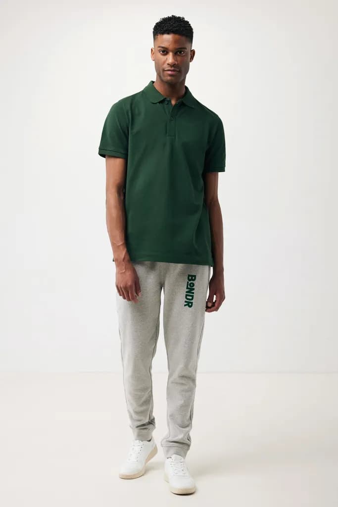 IQONIQ Yosemite Piqué-Poloshirt aus recycelter Baumwolle - forest green