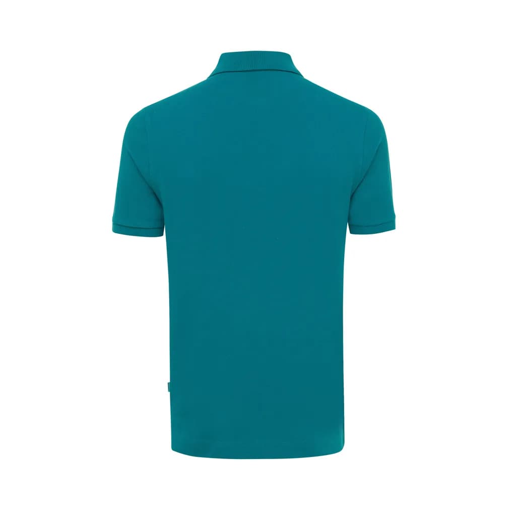 IQONIQ Yosemite Piqué-Poloshirt aus recycelter Baumwolle - verdigris