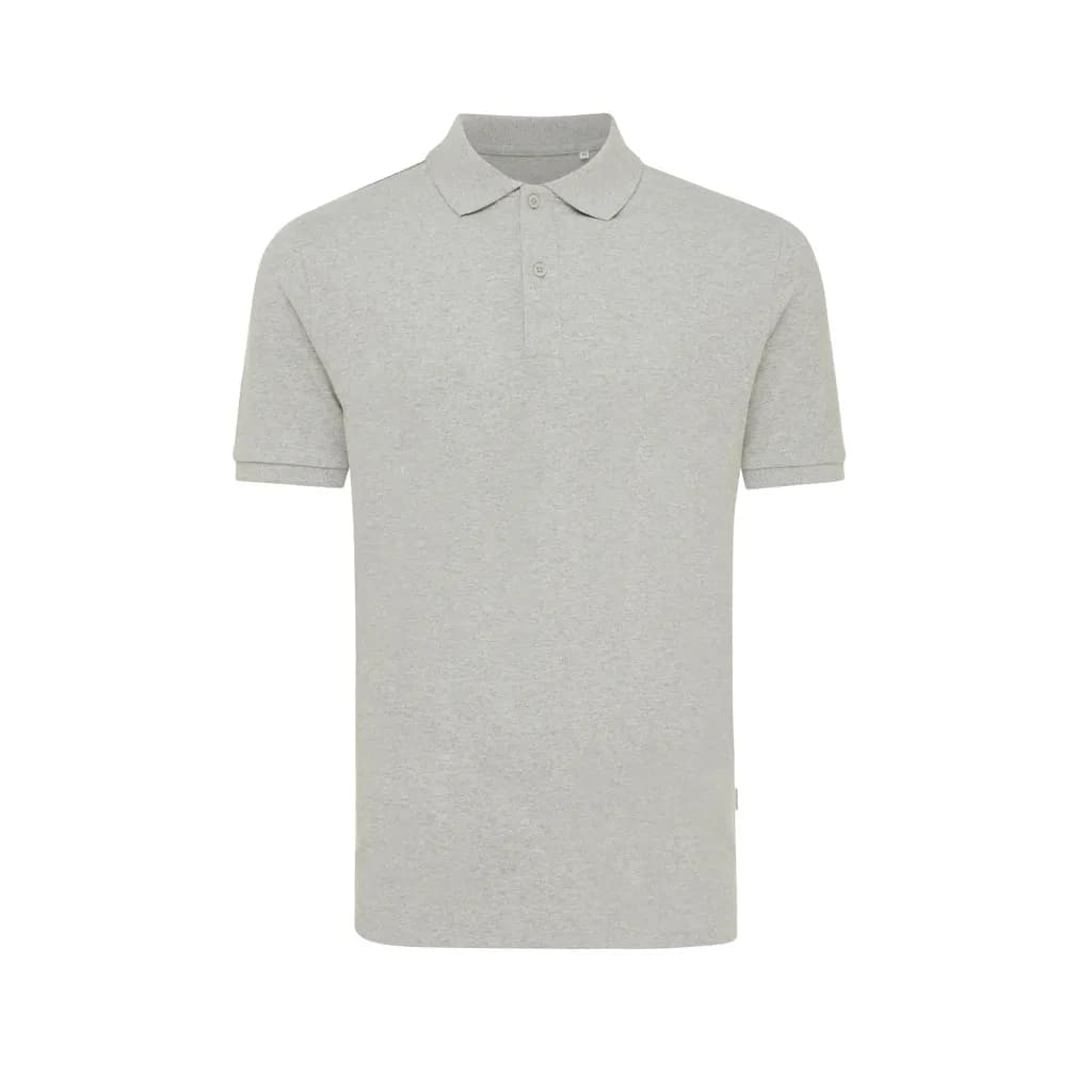 IQONIQ Yosemite Piqué-Poloshirt aus recycelter Baumwolle - heather grey