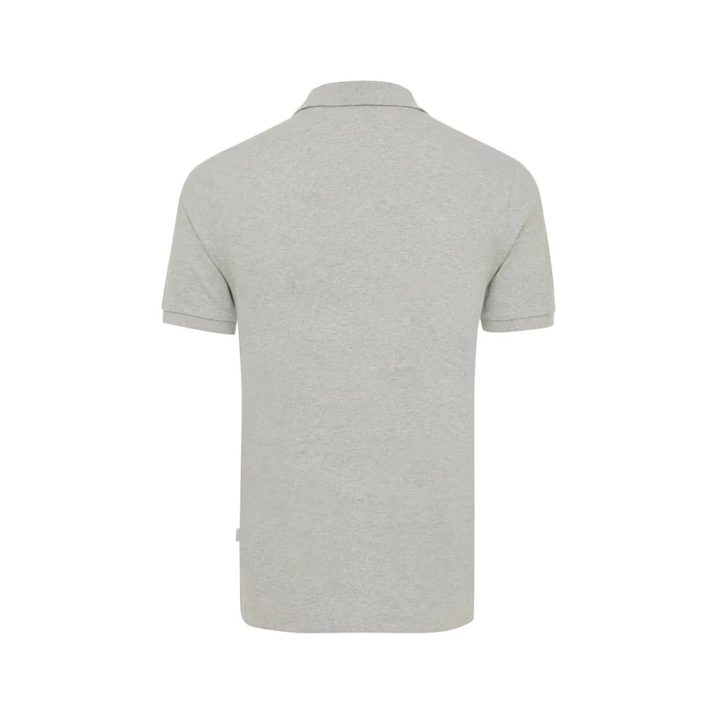 IQONIQ Yosemite Piqué-Poloshirt aus recycelter Baumwolle - heather grey