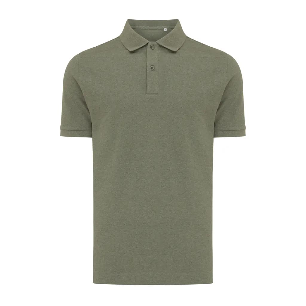 IQONIQ Yosemite Piqué-Poloshirt aus recycelter Baumwolle - heather green