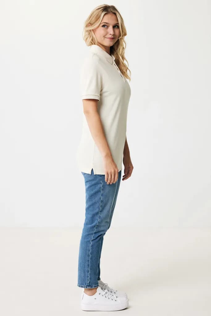 IQONIQ Yosemite Piqué-Poloshirt aus recycelter Baumwolle - natural raw