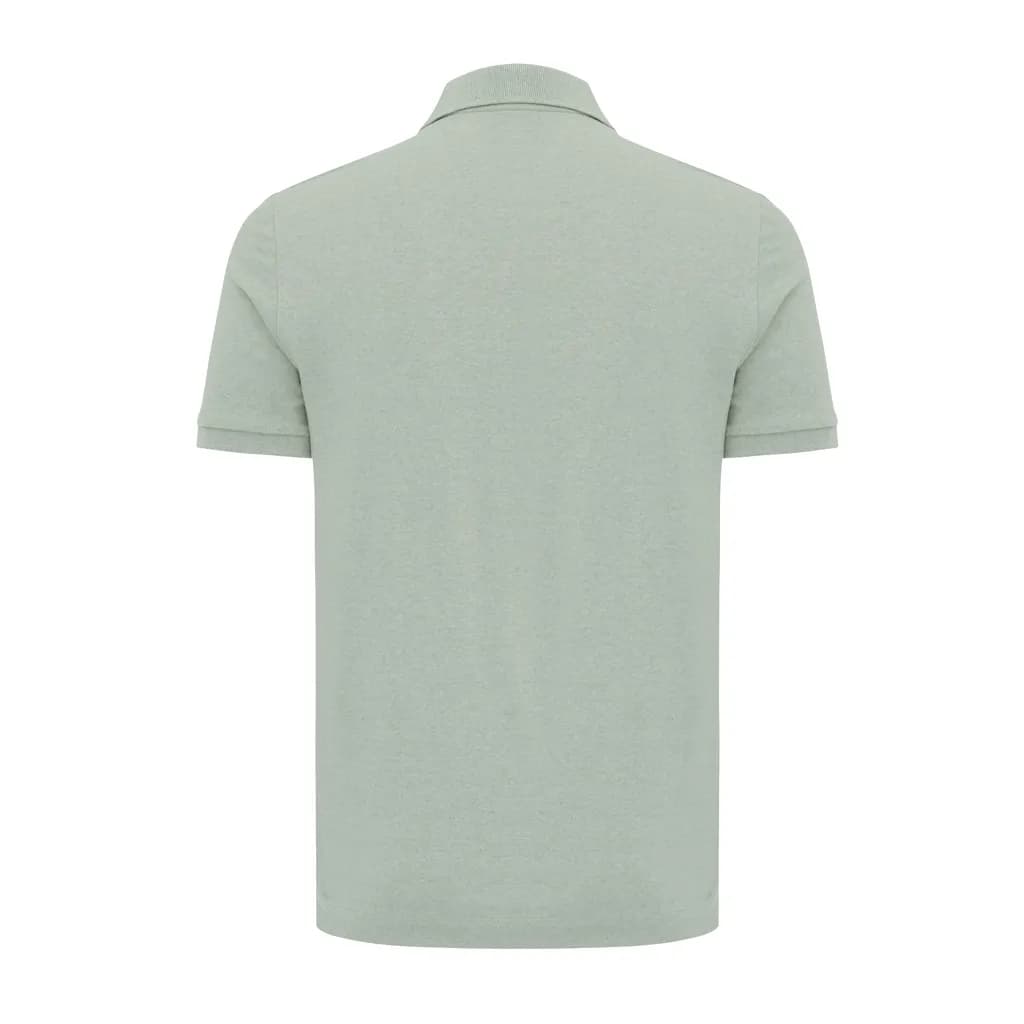IQONIQ Yosemite Piqué-Poloshirt aus recycelter Baumwolle - Iceberg green