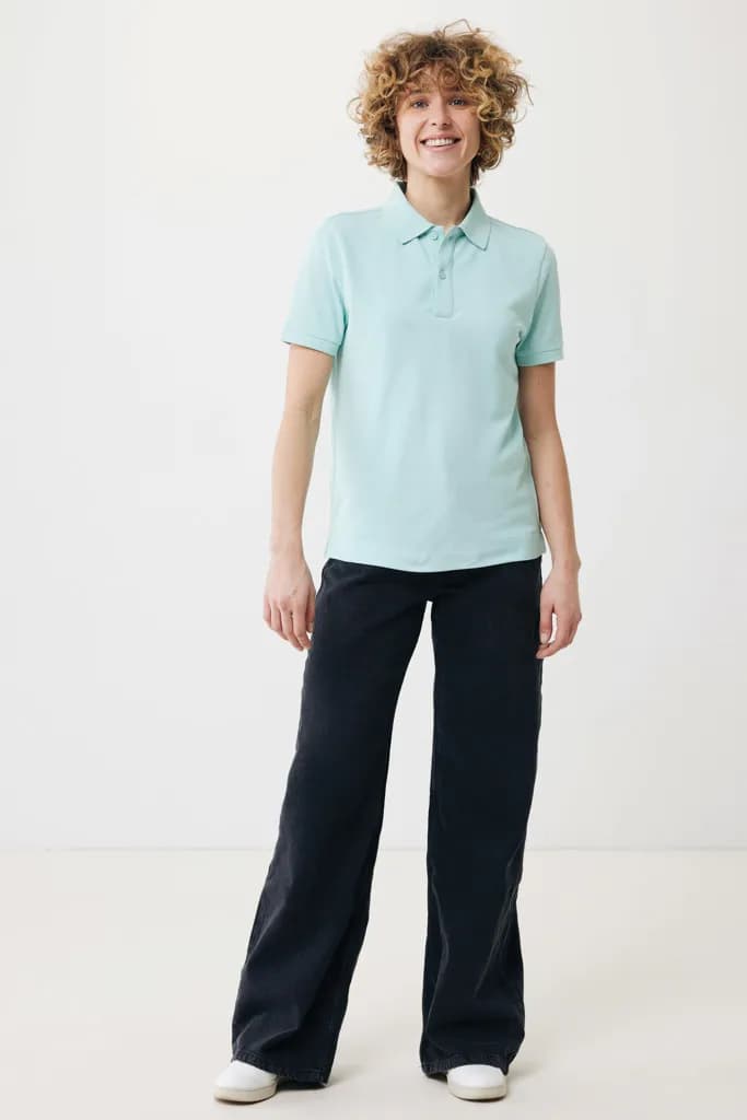 IQONIQ Yosemite Piqué-Poloshirt aus recycelter Baumwolle - crushed mint