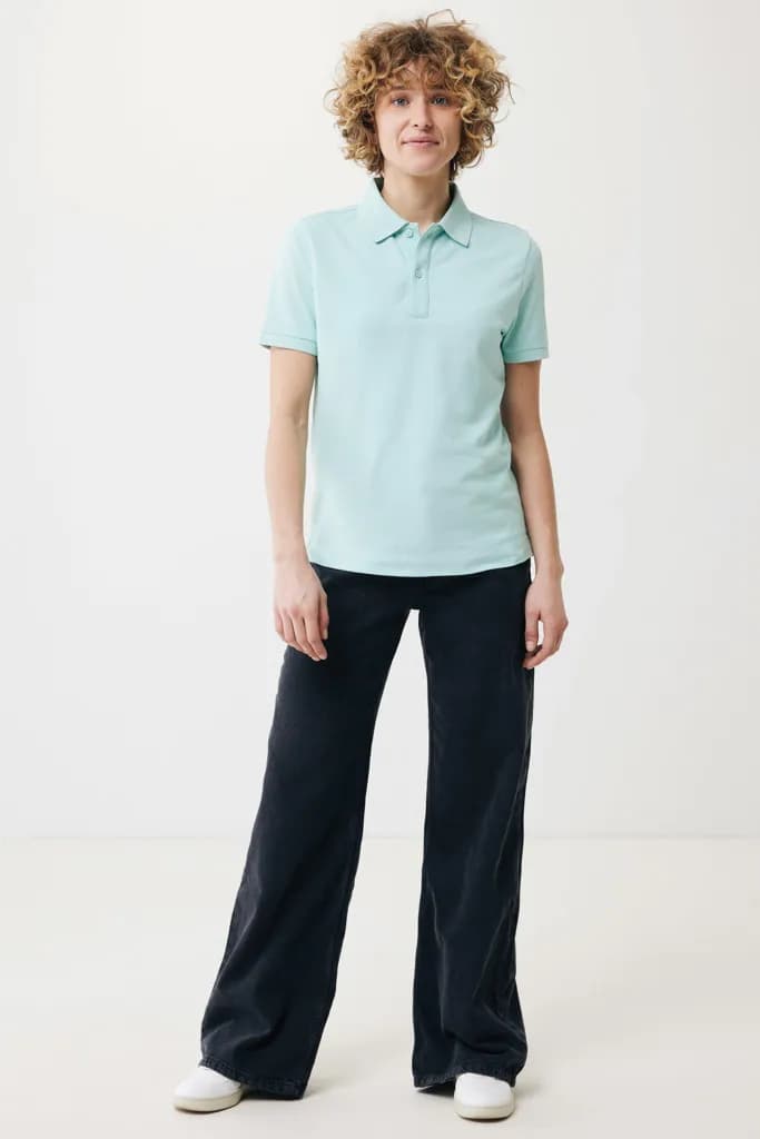 IQONIQ Yosemite Piqué-Poloshirt aus recycelter Baumwolle - crushed mint