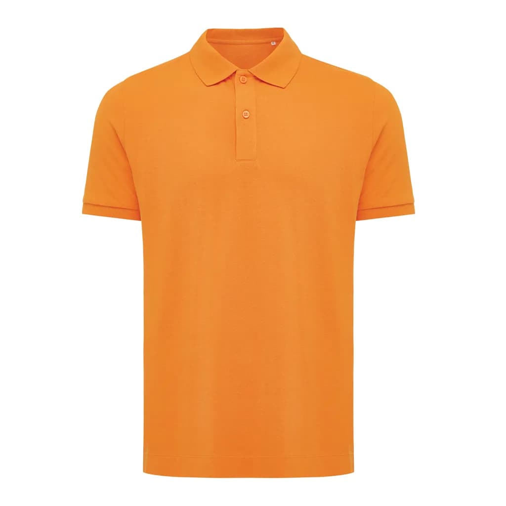 IQONIQ Yosemite Piqué-Poloshirt aus recycelter Baumwolle - orange