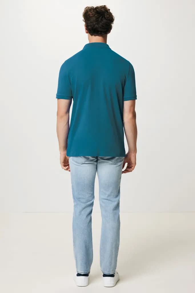 IQONIQ Yosemite Piqué-Poloshirt aus recycelter Baumwolle - dark teal