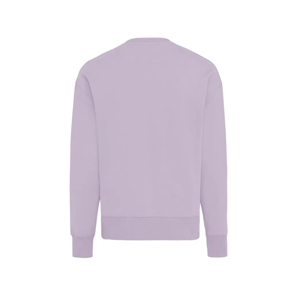 IQONIQ Kruger Relax-Rundhals-Sweater aus recycelt. Baumwolle - lavender