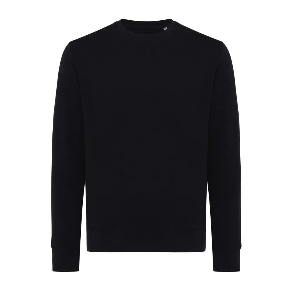 IQONIQ Etosha Lightweight Sweater aus recycelter Baumwolle - schwarz