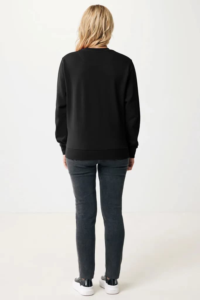 IQONIQ Etosha Lightweight Sweater aus recycelter Baumwolle - schwarz