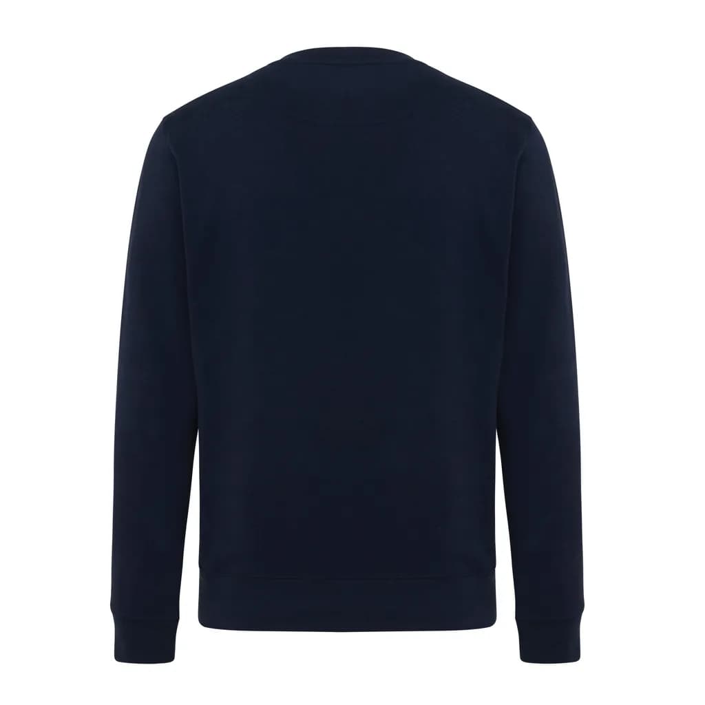 IQONIQ Etosha Lightweight Sweater aus recycelter Baumwolle - navy blau