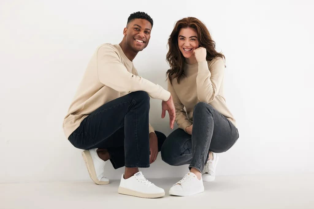 IQONIQ Etosha Lightweight Sweater aus recycelter Baumwolle - desert