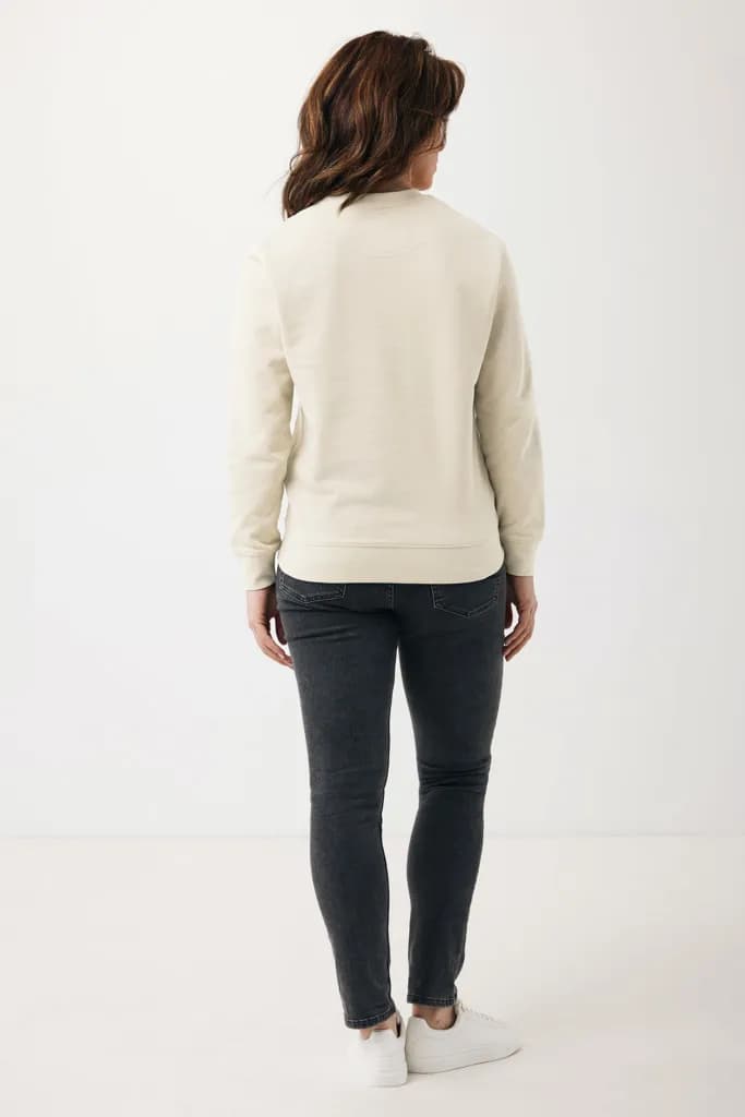 IQONIQ Etosha Lightweight Sweater aus recycelter Baumwolle - natural raw