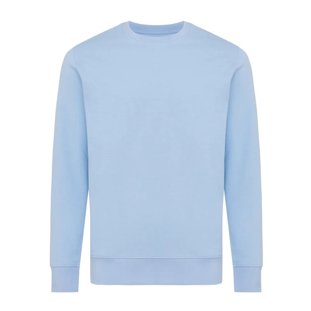 IQONIQ Etosha Lightweight Sweater aus recycelter Baumwolle - sky blue