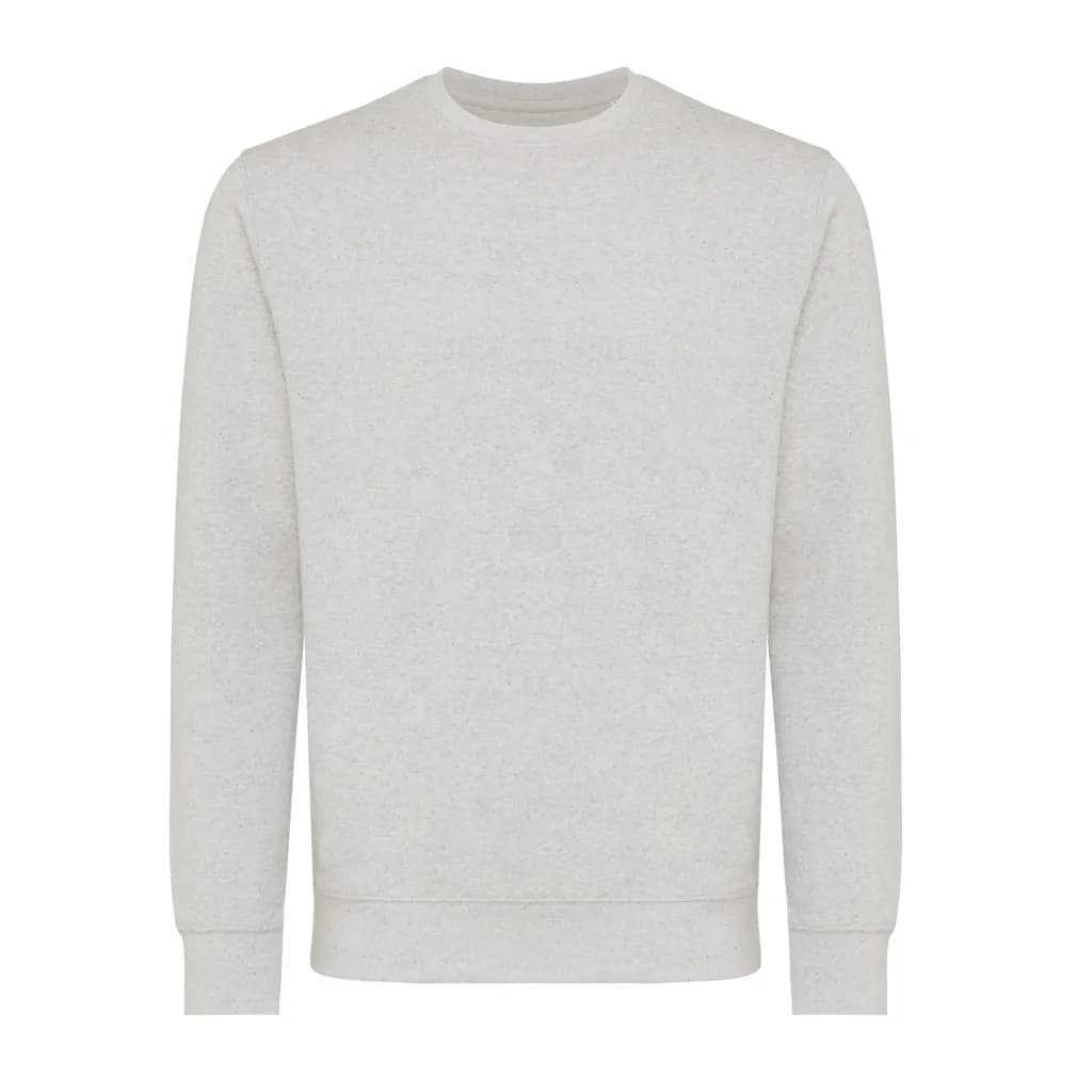 IQONIQ Etosha Lightweight Sweater aus recycelter Baumwolle - light heather grey