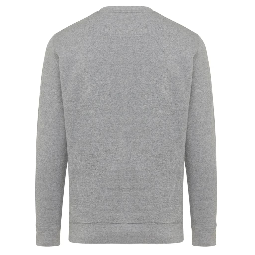 IQONIQ Etosha Lightweight Sweater aus recycelter Baumwolle - light heather anthracite