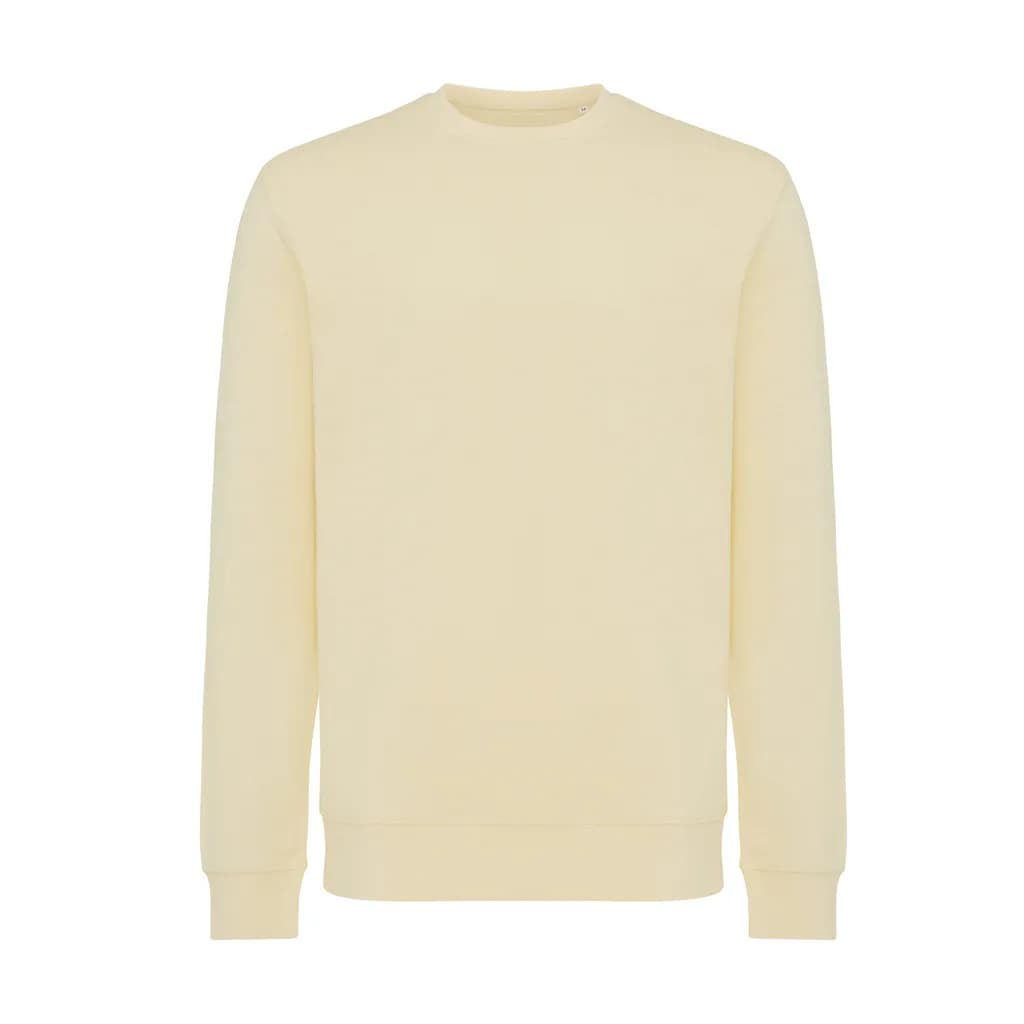 IQONIQ Etosha Lightweight Sweater aus recycelter Baumwolle - cream yellow