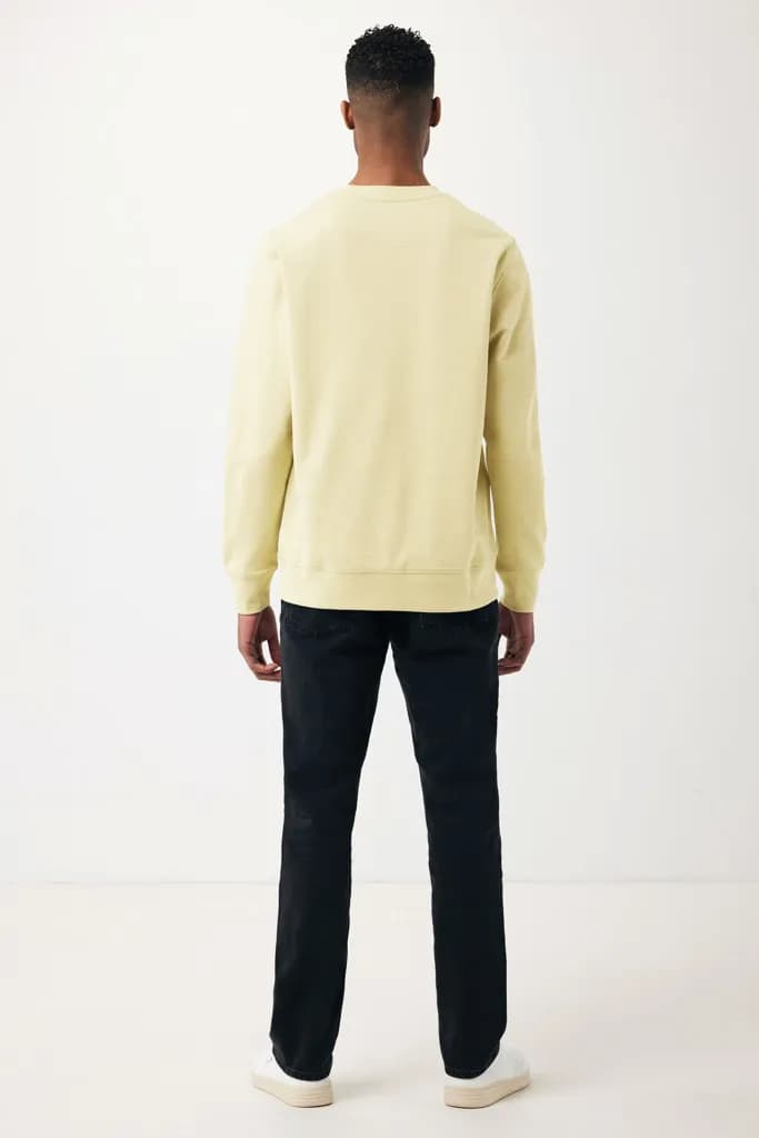 IQONIQ Etosha Lightweight Sweater aus recycelter Baumwolle - cream yellow