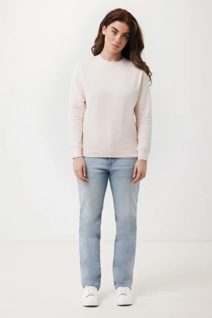 IQONIQ Etosha Lightweight Sweater aus recycelter Baumwolle - cloud pink