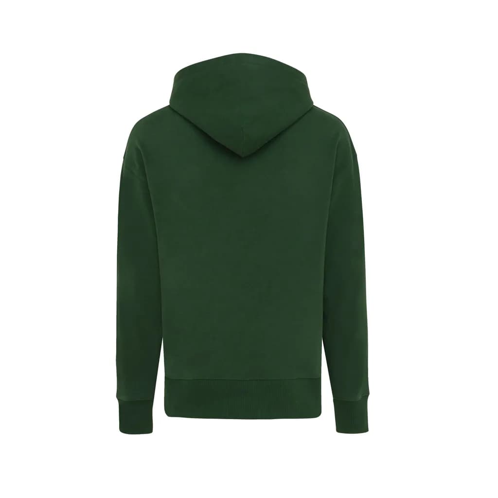 IQONIQ Yoho Relax-Hoodie aus recycelter Baumwolle - forest green