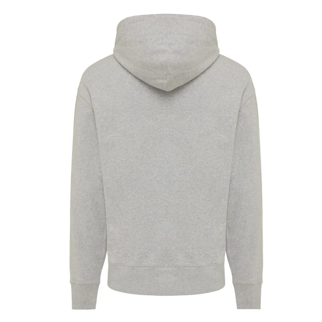 IQONIQ Yoho Relax-Hoodie aus recycelter Baumwolle - heather grey