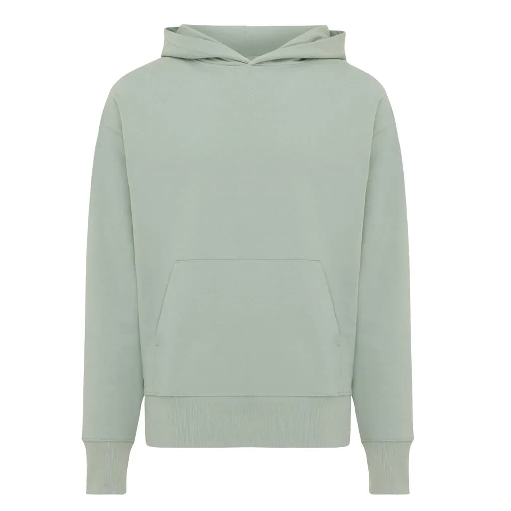 IQONIQ Yoho Relax-Hoodie aus recycelter Baumwolle - Iceberg green
