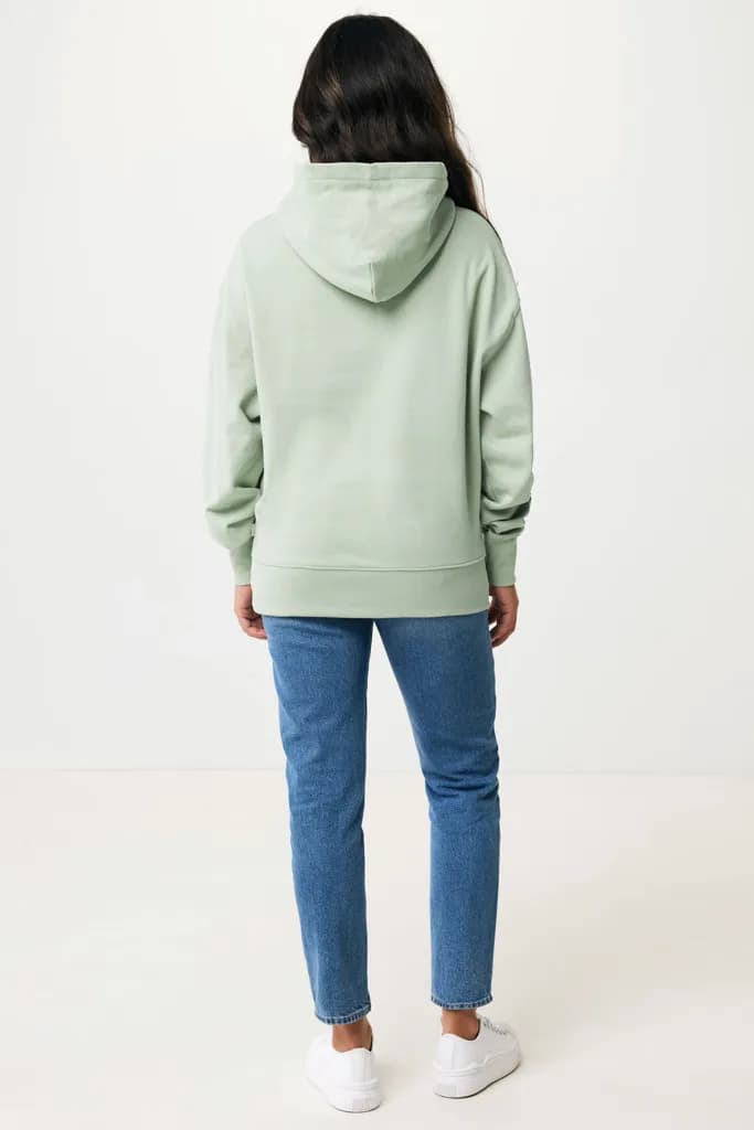 IQONIQ Yoho Relax-Hoodie aus recycelter Baumwolle - Iceberg green
