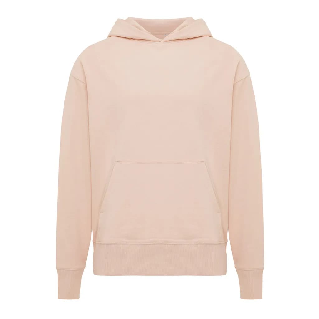 IQONIQ Yoho Relax-Hoodie aus recycelter Baumwolle - peach nectar