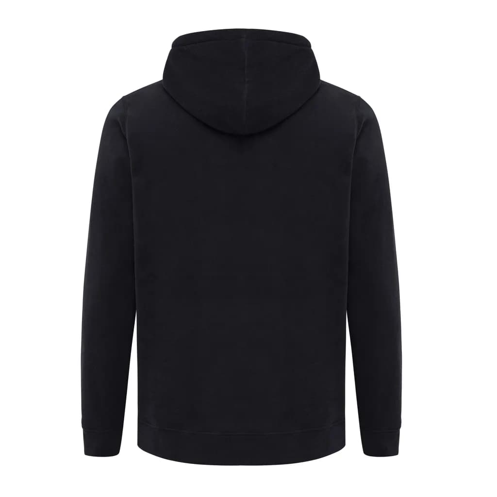 IQONIQ Trivor Mikrofleece-Kapuzen-Pulli aus recyc. Polyester - schwarz