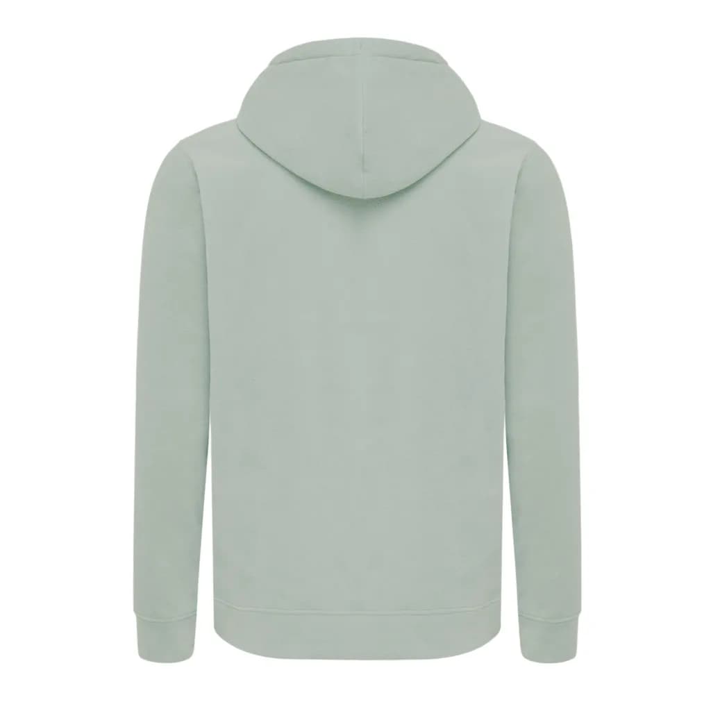 IQONIQ Trivor Mikrofleece-Kapuzen-Pulli aus recyc. Polyester - Iceberg green