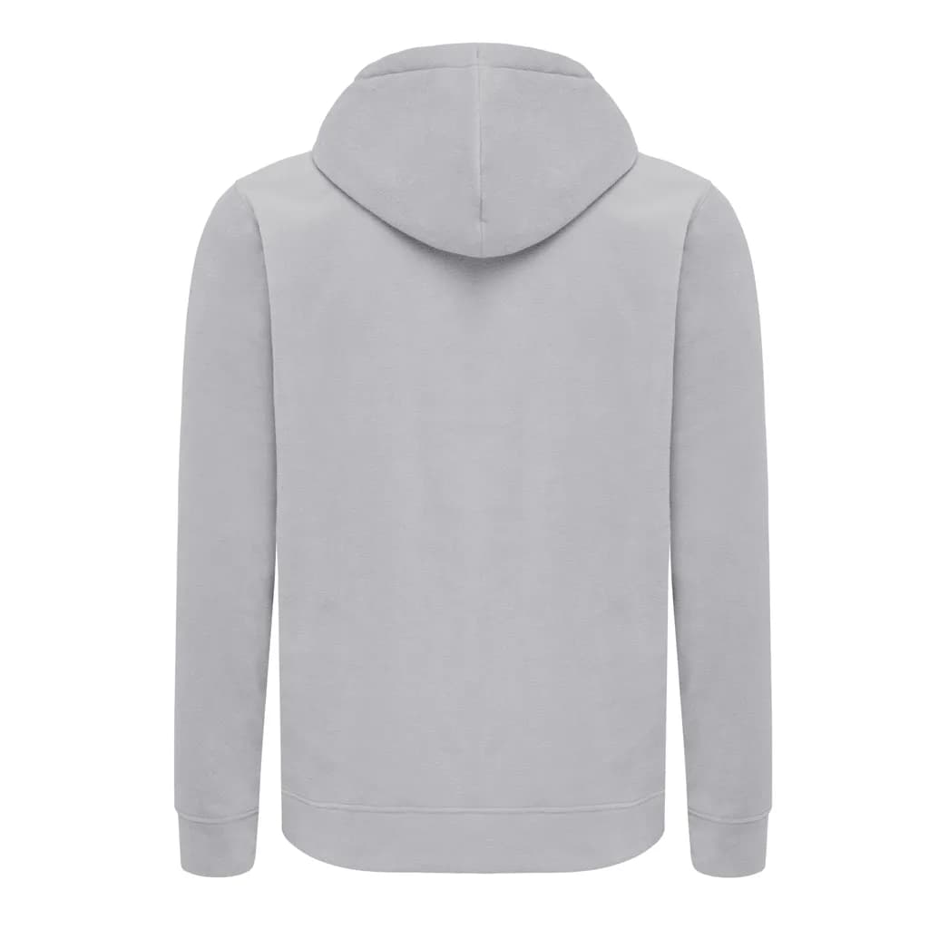 IQONIQ Trivor Mikrofleece-Kapuzen-Pulli aus recyc. Polyester - storm grey