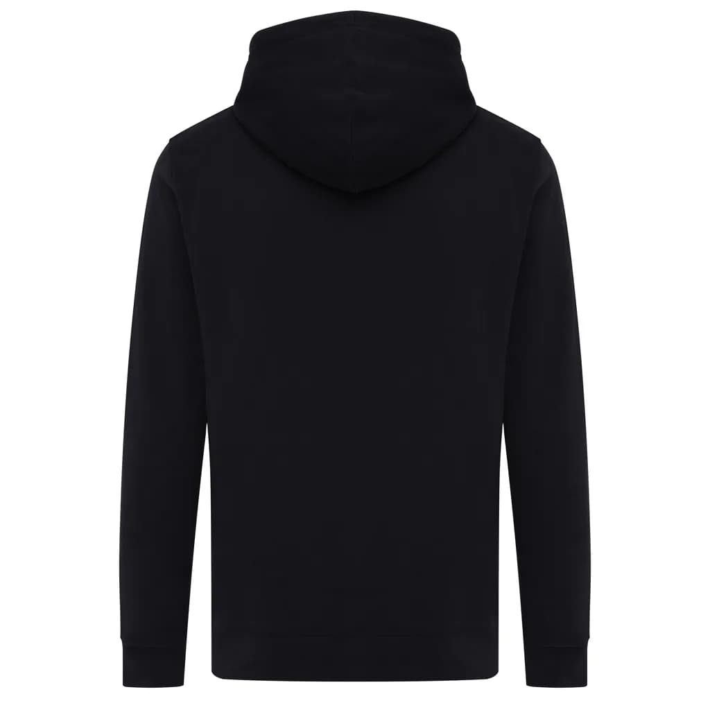 IQONIQ Rila Lightweight Hoodie aus recycelter Baumwolle - schwarz