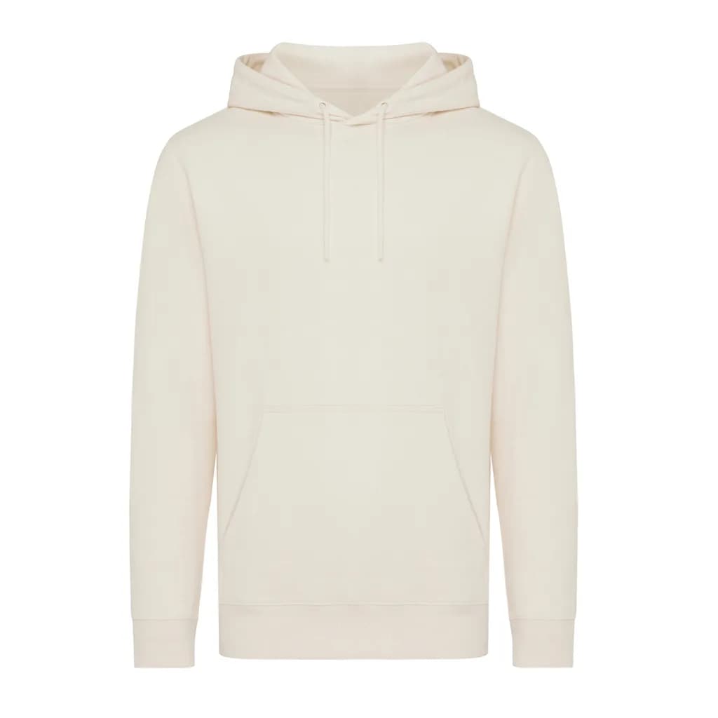 IQONIQ Rila Lightweight Hoodie aus recycelter Baumwolle - natural raw