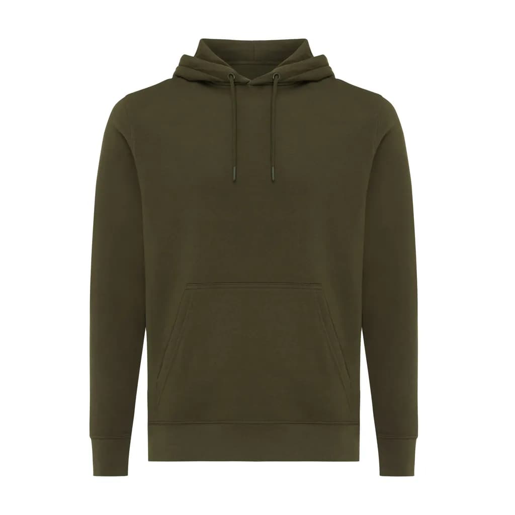 IQONIQ Rila Lightweight Hoodie aus recycelter Baumwolle - khaki