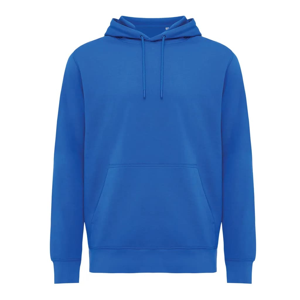 IQONIQ Rila Lightweight Hoodie aus recycelter Baumwolle - Königsblau
