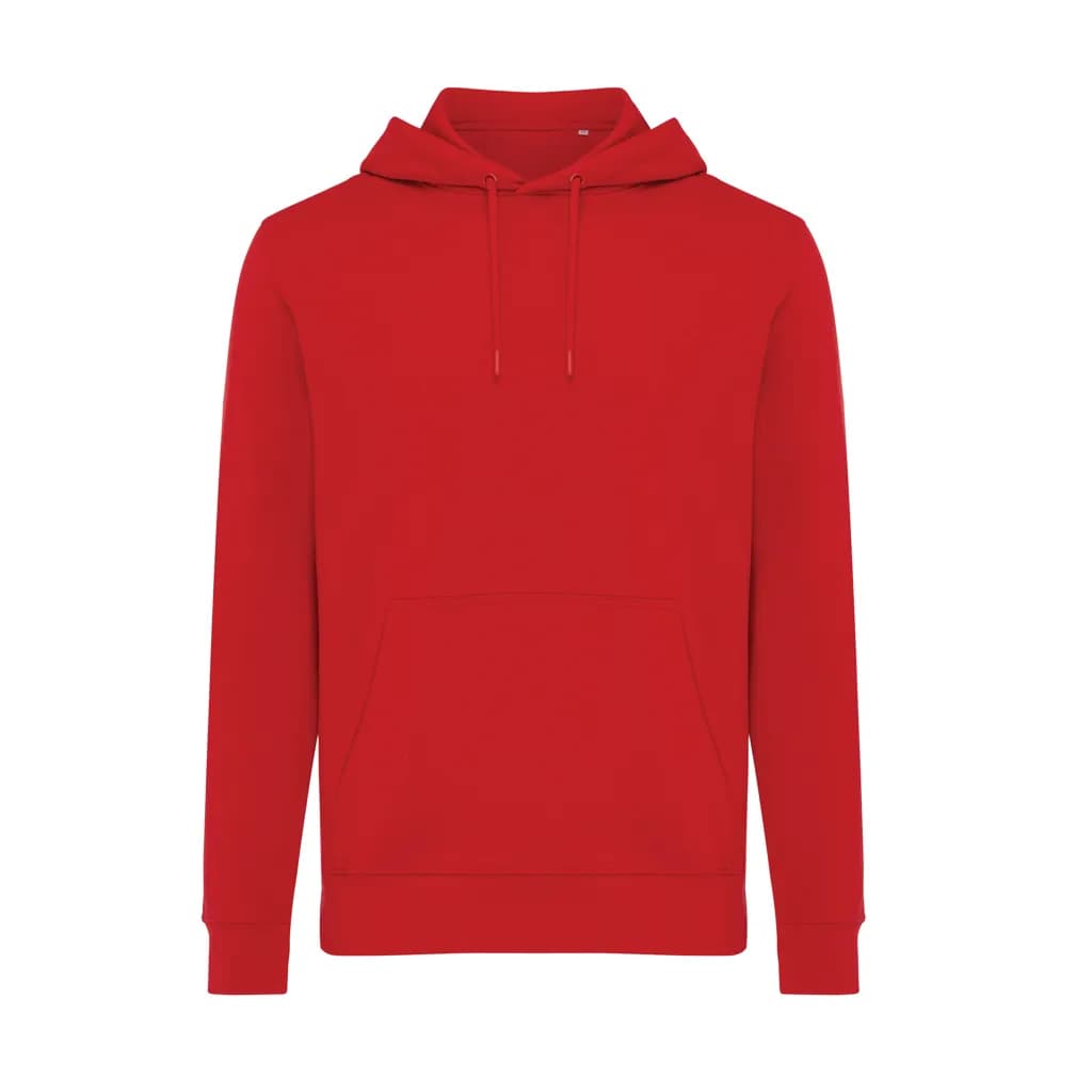 IQONIQ Rila Lightweight Hoodie aus recycelter Baumwolle - rot