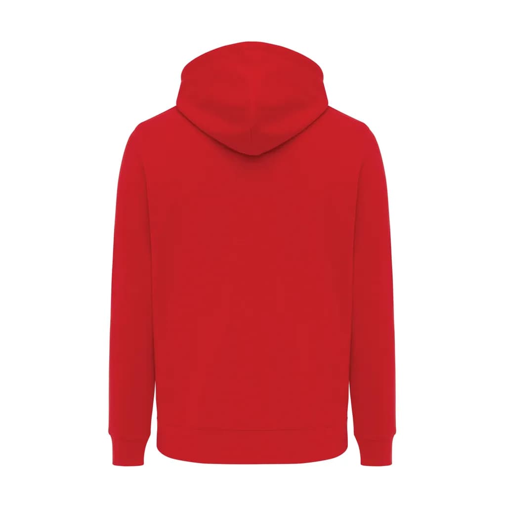 IQONIQ Rila Lightweight Hoodie aus recycelter Baumwolle - rot