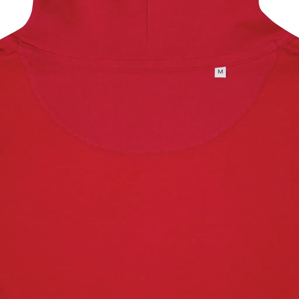 IQONIQ Rila Lightweight Hoodie aus recycelter Baumwolle - rot