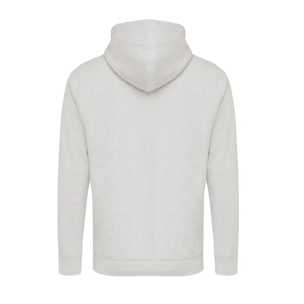 IQONIQ Rila Lightweight Hoodie aus recycelter Baumwolle - light heather grey