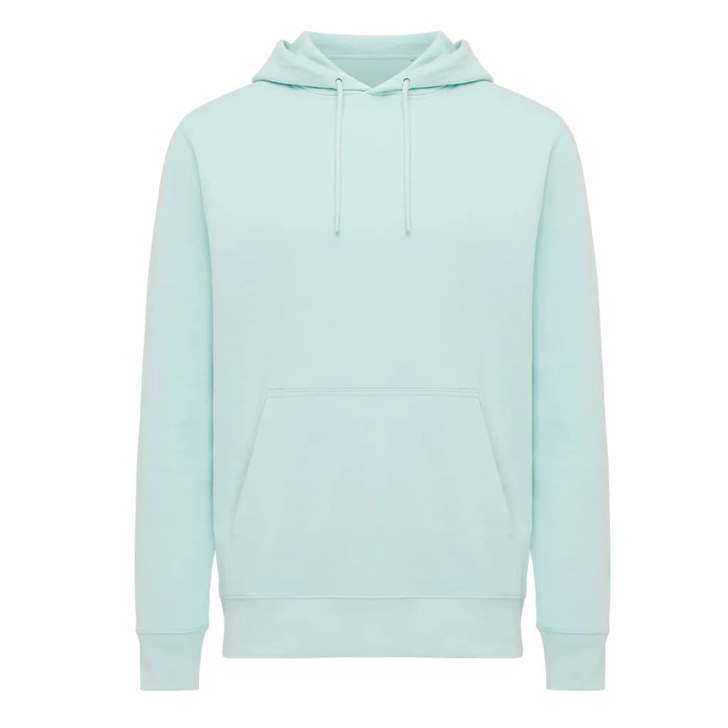 IQONIQ Rila Lightweight Hoodie aus recycelter Baumwolle - crushed mint