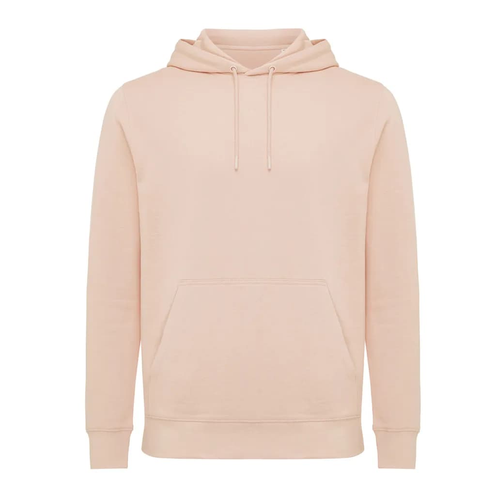 IQONIQ Rila Lightweight Hoodie aus recycelter Baumwolle - peach nectar