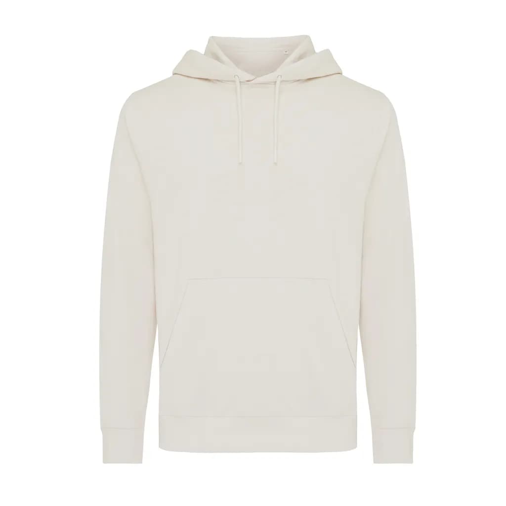 IQONIQ Rila Lightweight Hoodie aus recycelter Baumwolle - ivory white