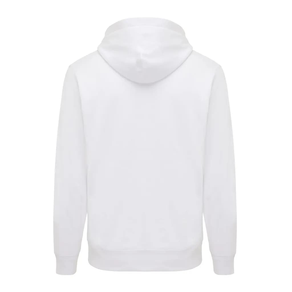IQONIQ Yengo Hoodie mit Seitentaschen aus rec. Baumwolle - recycled white